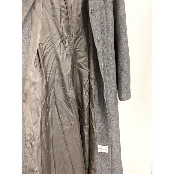 1980s JCPenney Grey Wool Hooded Coat - Picture 5 of 9